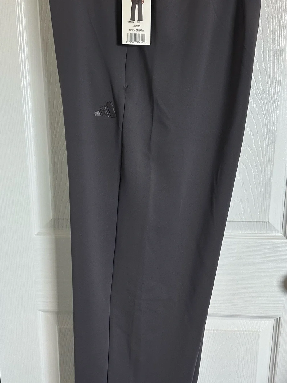 adidas Women's Wide-Leg Track Pants in gray stranda XXL - Picture 8 of 15